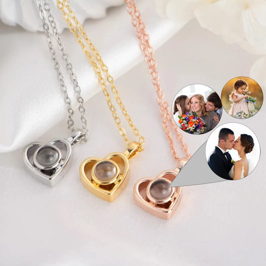 Custom Projection Photo Necklace